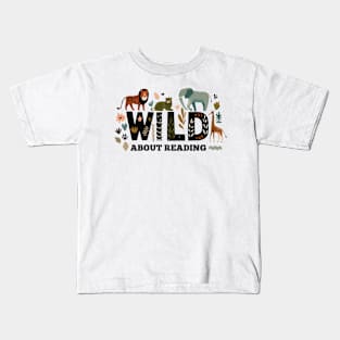 WILD About Reading Kids T-Shirt